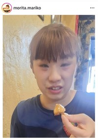 森田まりこのインスタグラム＠morita.marikoより