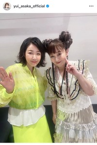 浅香唯インスタグラム＠yui_asaka_officialより