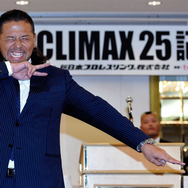 中邑真輔＝2015年7月撮影