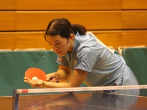 登録7人の筑波大卓球女子、エースで主将の田口瑛美子が引っ張って1部残留