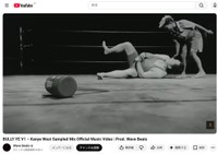 カニエ・ウェストの楽曲「BULLY YE V1」のMVに登場した矢野通