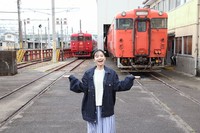 南宮崎駅にある車両基地にて。また鉄道で宮崎を旅したい！