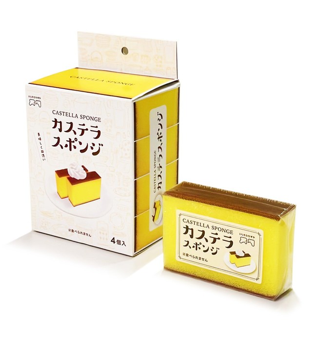 スポンジの空気を含んだ素材感もカステラとマッチ（いしかわかずやさん提供）