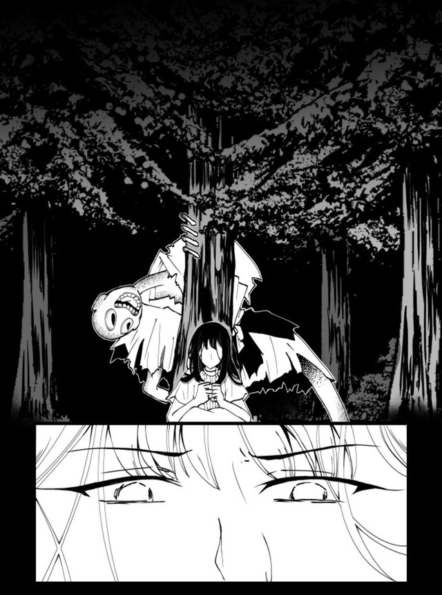 【漫画】『山にいるモノ』10（青墨巴さん提供）