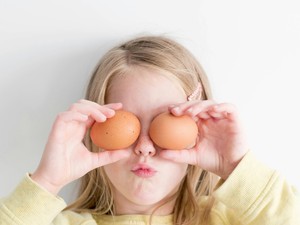 卵にシナモンパウダーを入れてレンジでチン。幼い私のアイデア