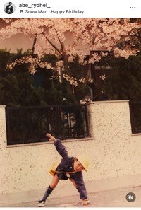 阿部亮平インスタグラム＠abe_ryohei_より