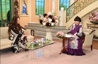 「徹子の部屋」 黒柳徹子(右)、サラ・ブライトマン＝テレビ朝日提供