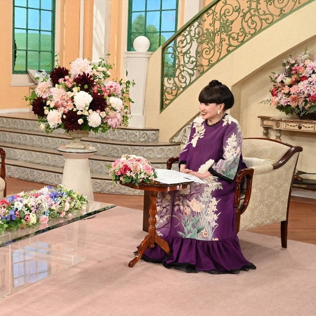 「徹子の部屋」 黒柳徹子(右)、サラ・ブライトマン＝テレビ朝日提供