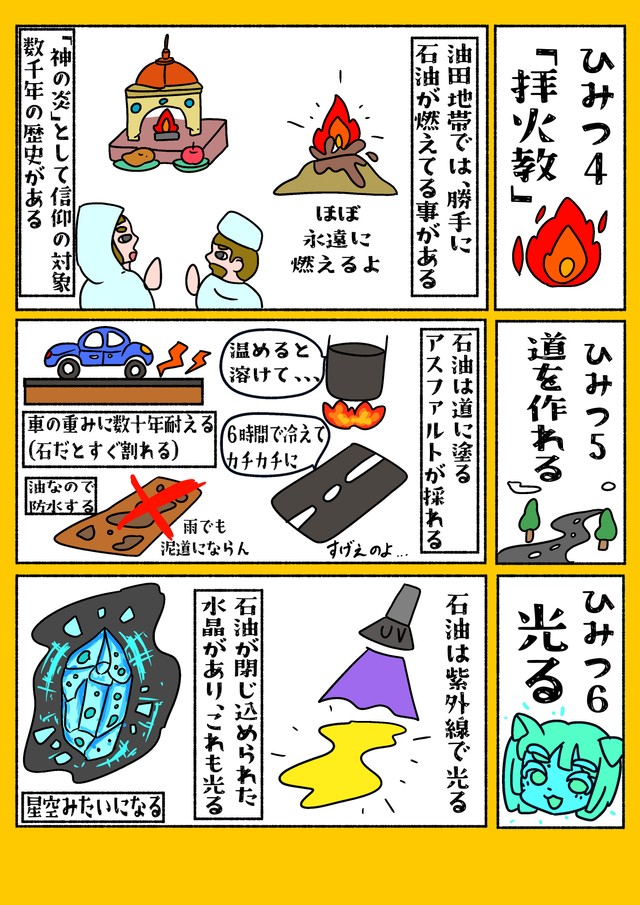 石油のひみつ　2／2P（ほのめさん提供）