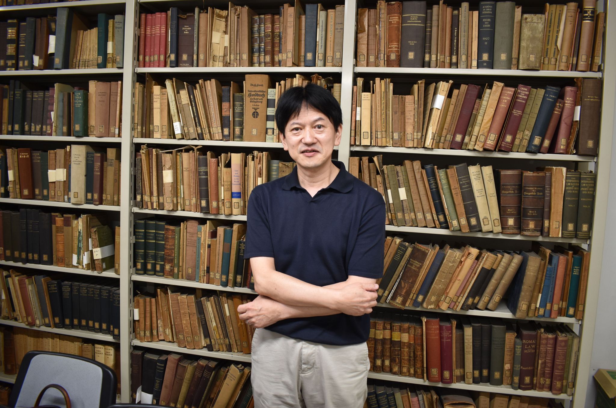 東大駒場キャンパスの尾高朝雄文庫で