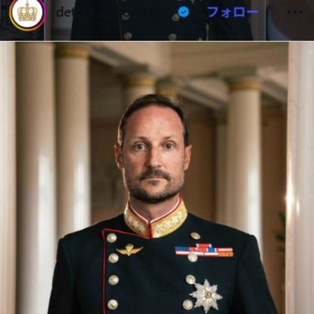 父の後を継いだホーコン国王＝ノルウェー王室のインスタグラム＠detnorskekongehusより