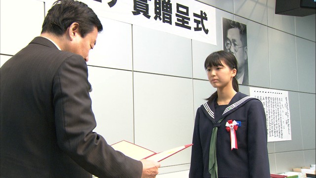 郷土の文豪に続け「菊池寛ジュニア賞」贈呈式　香川・高松市