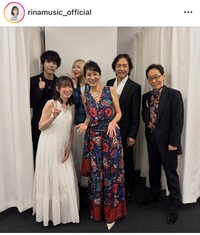 RINAインスタグラム＠rinamusic_officialより