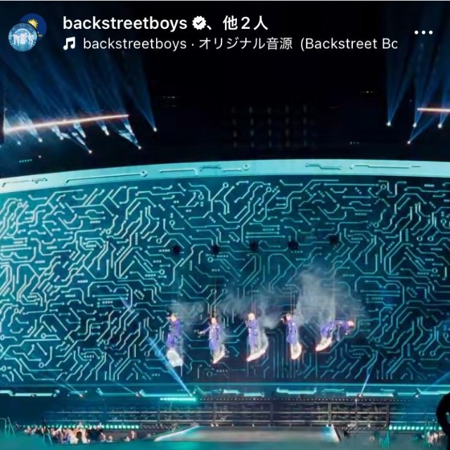 バックストリート・ボーイズのインスタグラム＠backstreetboysより