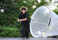 豪快な網さばき