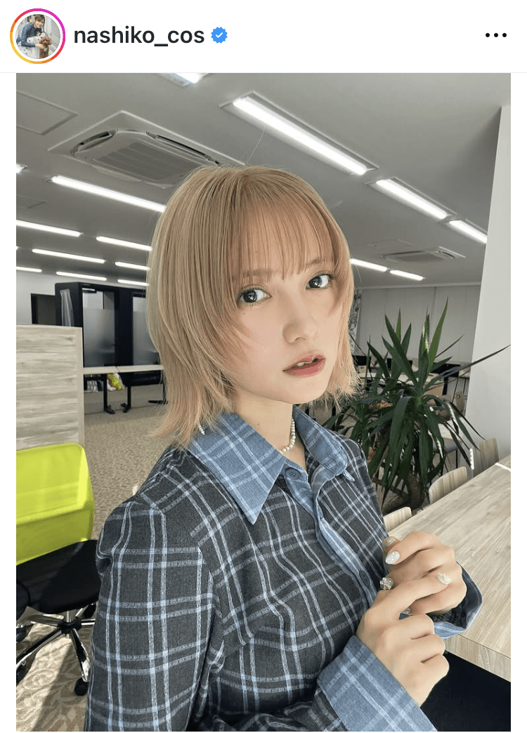 桃月なしこのインスタグラム＠nashiko_cosより