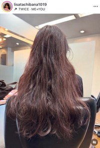 立花理佐インスタグラム（＠lisatachibana1019）より