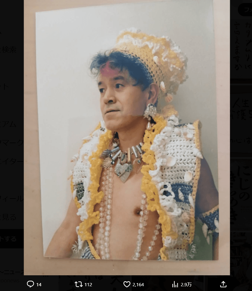 志茂田景樹氏のX（@kagekineko）より