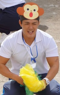 子どもたちの『もっと大きくなってみて！』の声に応えていた頃／幼稚園の先生トレーニーさん（@yu1t0.fitness_style）提供