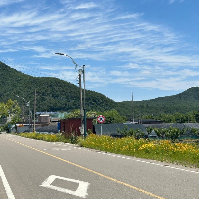 道路の具合も日本そっくり…（ニシダさん提供）