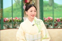 「徹子の部屋」　松雪泰子＝テレビ朝日提供