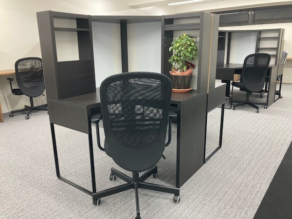 1人用スペースも設けられています（提供）