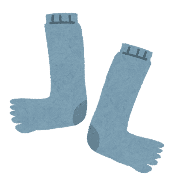 おもしろ系靴下とか、5本指靴下とか、見られたくない……