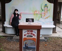 スマホが置けるスタンドも完備