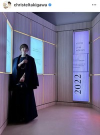 滝川クリステルのインスタグラム＠christeltakigawaより