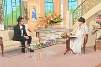 9月4日放送の「徹子の部屋」に出演した小澤征悦さん＝テレビ朝日提供