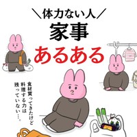 【漫画】『体力ない人 家事あるある』1（なおにゃんさん提供）