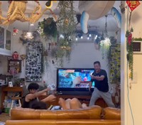 仲良し家族！始まったのは、じゃんけん大会！？（提供：＠h_i_r_o_k_o4152さん）
