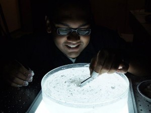 コロナ患者向け酸素濃縮装置を自作、綿あめ機からマスク　祖国救う沖縄のインド人学者