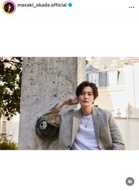 岡田将生（@masaki_okada.official）さんのインスタグラムより