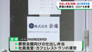 仕出し弁当の金魂（仙台・太白区）自己破産申請　負債約８憶６０００万円