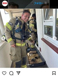 ロンドン消防隊のインスタグラム＠londonfirebrigadeより