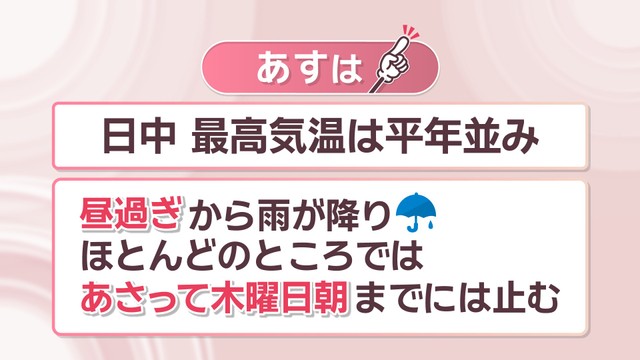 【天気予報】25日昼過ぎから雨の予想　26日朝までには止む見込み　岡山・香川