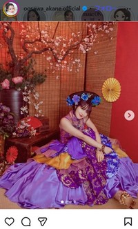 大沢あかねのインスタグラム＠oosawa_akane.officialより