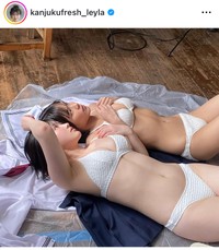 池田レイラのインスタグラム＠kanjukufresh_leylaより