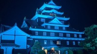 岡山城ライトアップ　北朝鮮拉致問題に関心と理解を