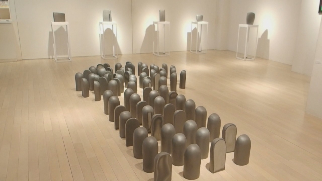 速水史朗　陶芸作品　オブジェ 千支12個セット 置物 香川県在住の彫刻家・速水史朗さんが銀座で個展 90歳過ぎても現役