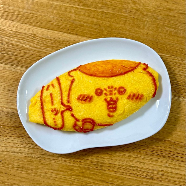 完成度の高いちいかわのくりまんじゅうオムレツ（提供：あにピィ🐟🐟さん）