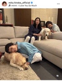 三田寛子インスタグラム＠mita.hiroko_officialより