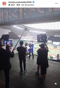渡辺美里インスタグラム＠misato.watanabe40thより