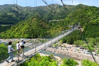 十津川村の吊り橋／奈良県十津川村 広報班　公式Xより