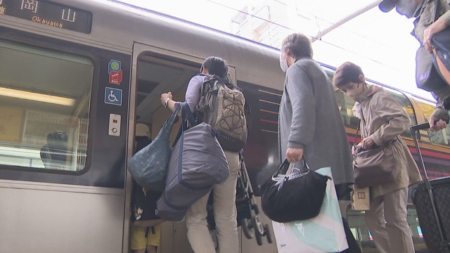 GW中のJR四国の利用者　去年の約1.3倍に　旅行機運の高まりなどで