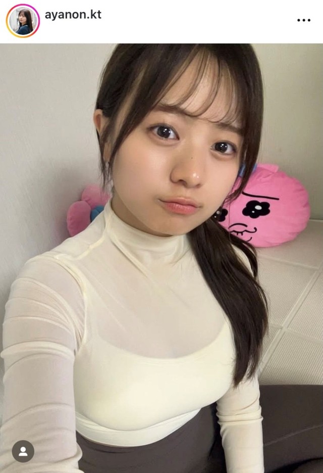 加藤綾乃インスタグラム(＠ayanon.kt)より