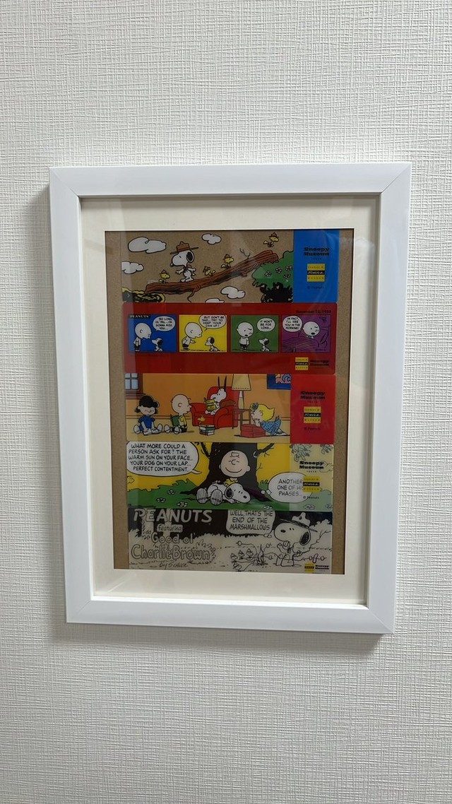SNOOPYミュージアムの栞はインテリアにもGood／りょう@読書さん（@izasho11）提供