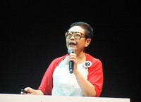 「食文化100年継承・鉄板会議2025」に登壇した日本コナモン協会・熊谷真菜会長