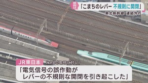 「レバーが不規則に開閉」東北新幹線の連結が外れたトラブル　国の運輸安全委員会